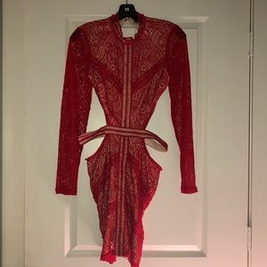 Missguided Brand- Red Dress-New with Tags